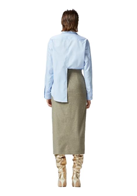 Camicia in Oxford di cotone azzurra PINKO | Camicie | 103708 A1Y0G52